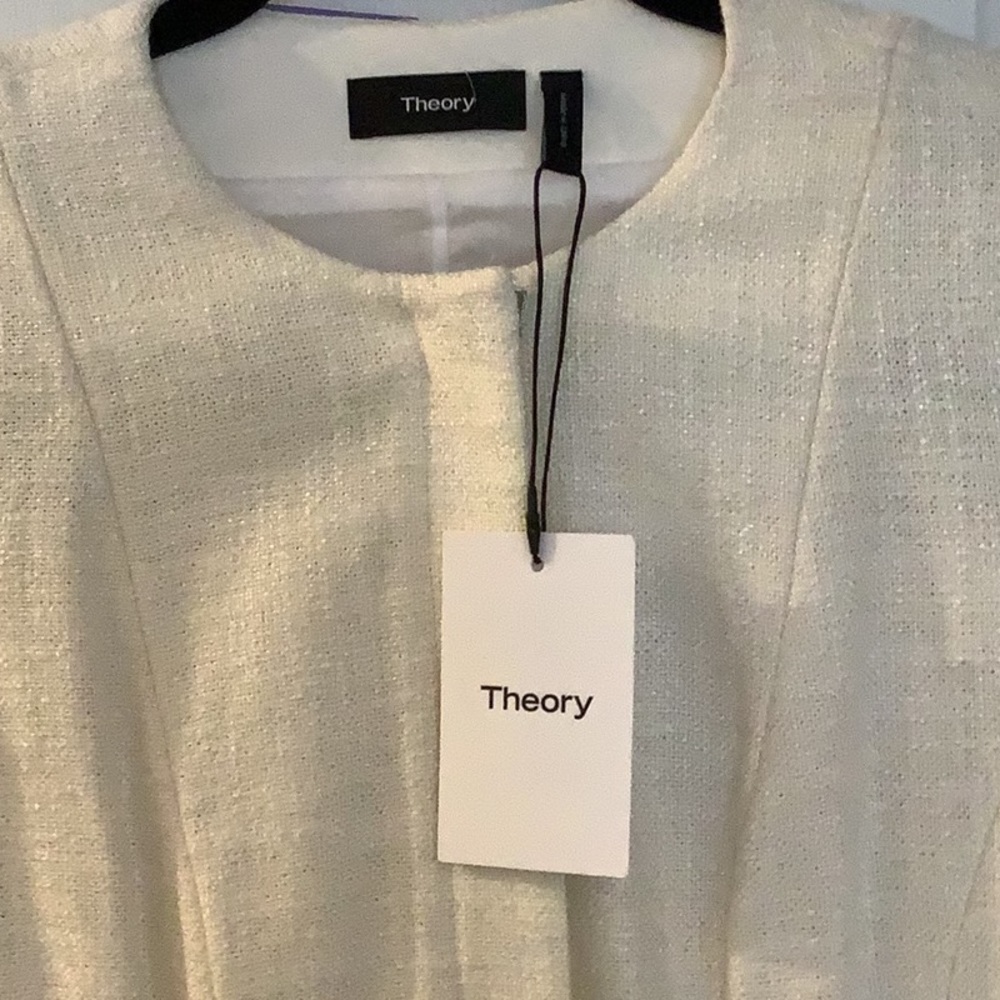 SALE!!!  Theory Cotton Linen Peplum Jacket